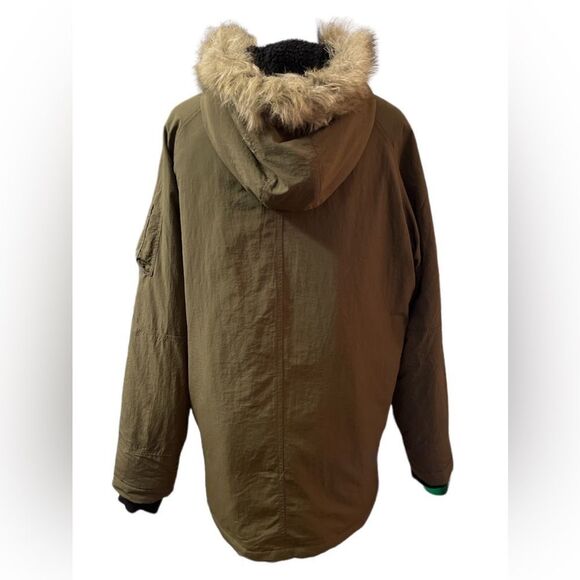 Old Navy Women’s Black Long Parka - Picture 4 of 5